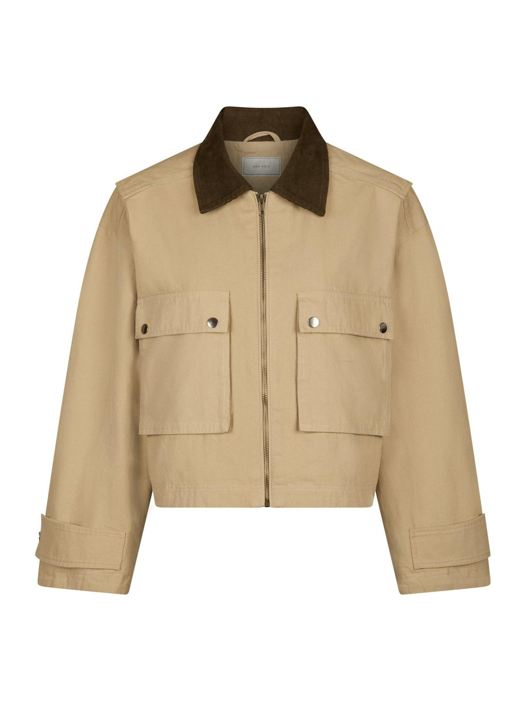Rivera Canvas Boxy Jacket Sand | Yttertøy | Smuk - Dameklær på nett