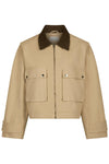 Rivera Canvas Boxy Jacket Sand