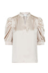 Roella Heavy Sateen Blouse Champagne