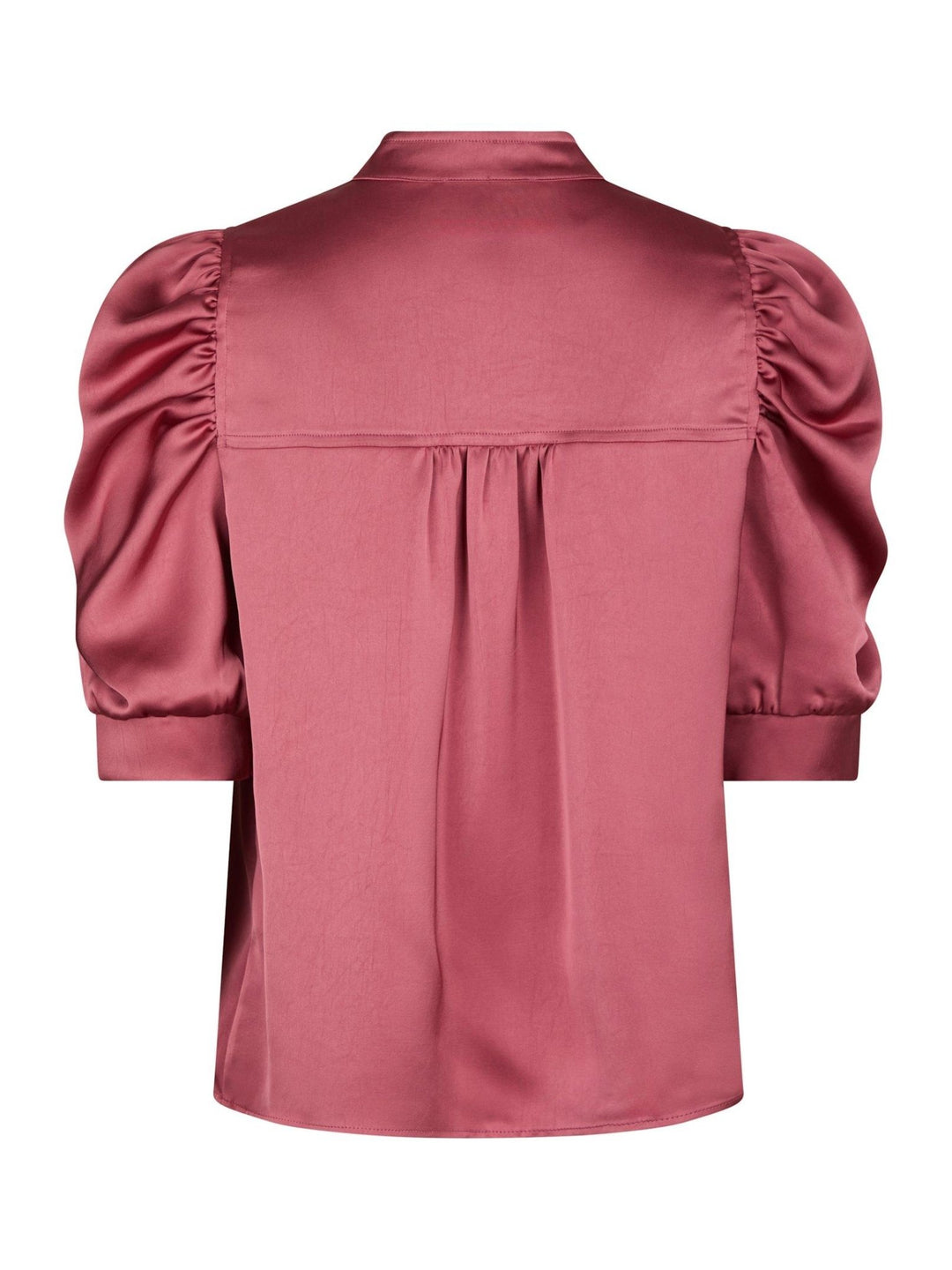 Roella Heavy Sateen Blouse Cherry Pink | Skjorter og bluser | Smuk