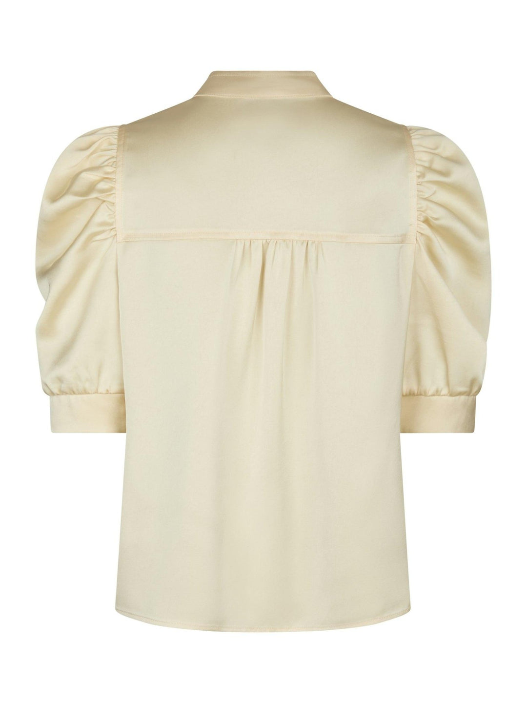 Roella Heavy Sateen Blouse Light Yellow | Skjorter og bluser | Smuk