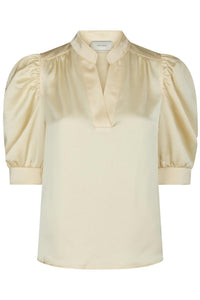 Roella Heavy Sateen Blouse Light Yellow