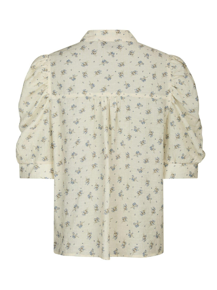 Roella Soft Fleur Blouse Creme | Skjorter og bluser | Smuk - Dameklær på nett