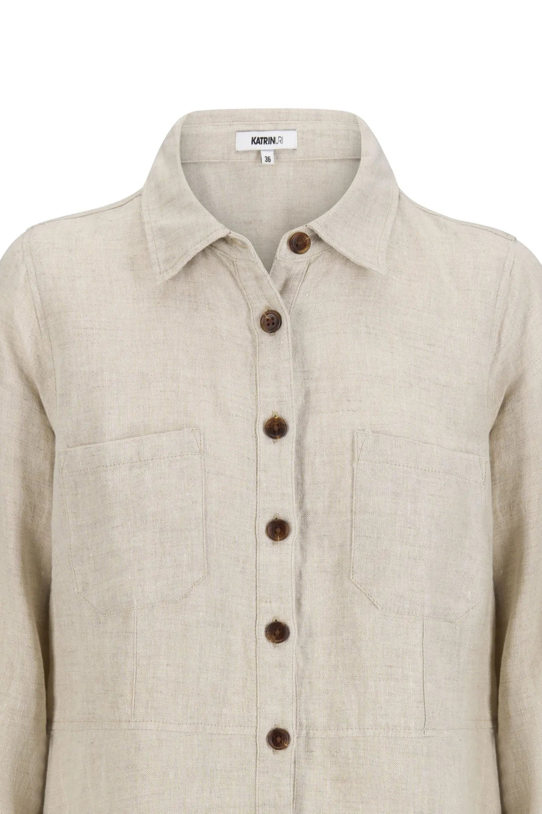 Roma Linen Dress Natural Linen | Kjoler | Smuk