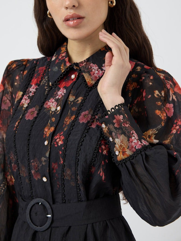 Romantica Ls Long Dress Black Romantica | Kjoler | Smuk - Dameklær på nett