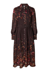 Romantica Ls Long Dress Chicory Coffee Romantica