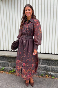 Romantica Ls Long Dress Chicory Coffee Romantica