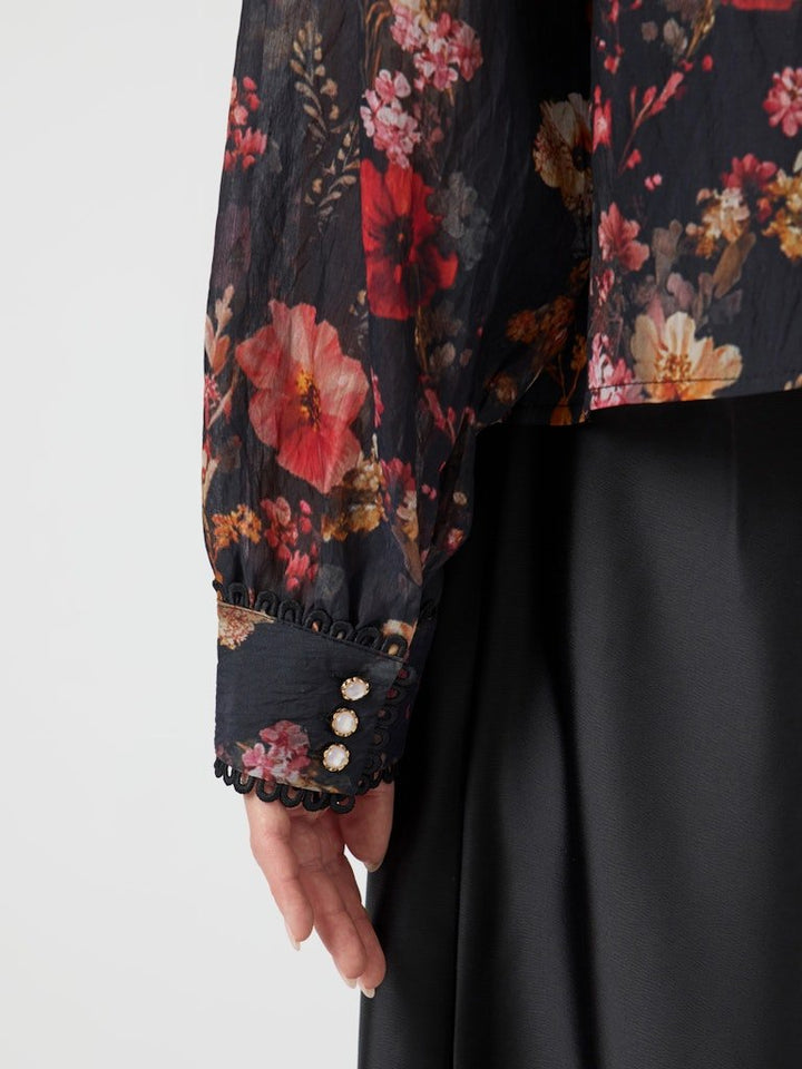 Romantica Ls Shirt Black Romantica | Skjorter og bluser | Smuk - Dameklær på nett