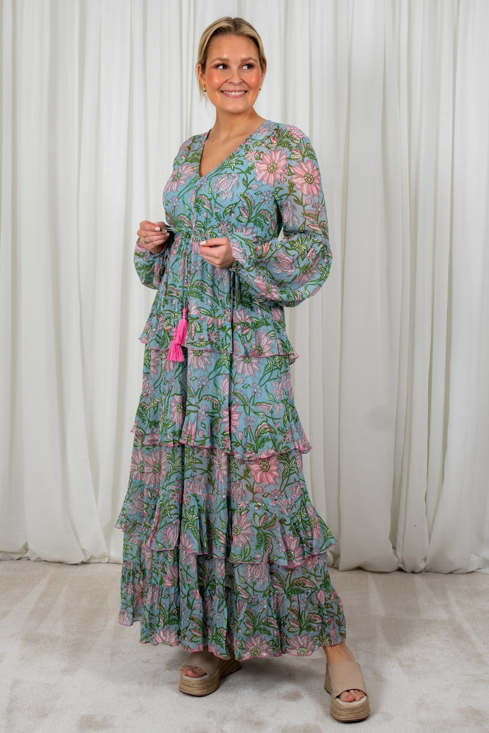 Rosa Dress Blue | Kjoler | Smuk - Dameklær på nett