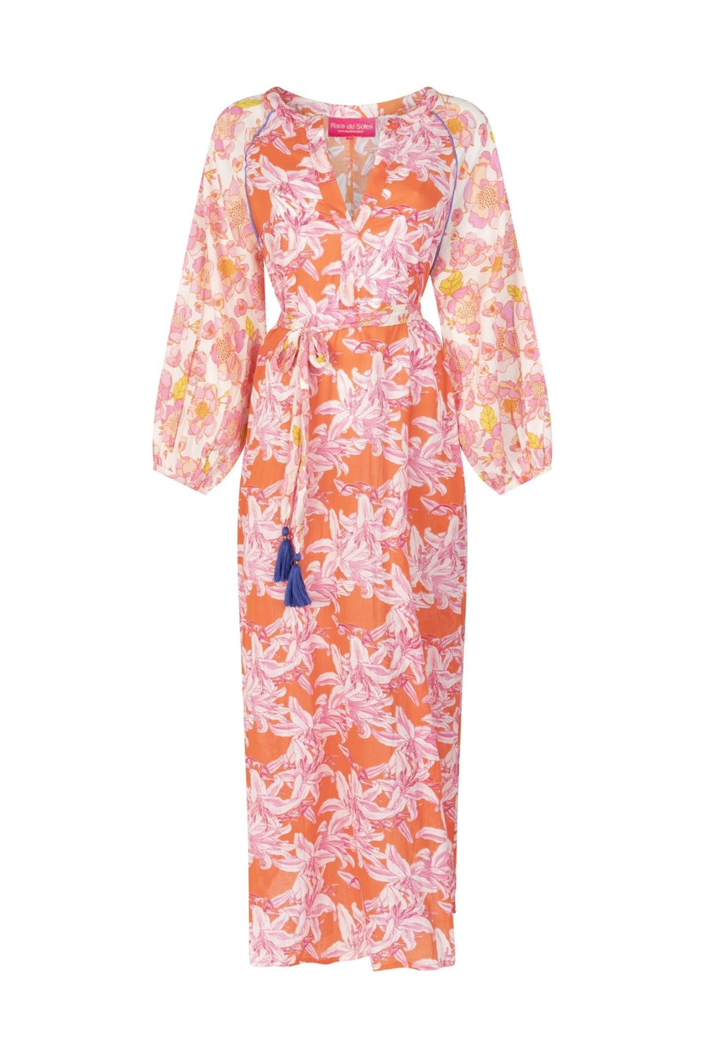 Rosa Flower Dress White Pink | Kjoler | Smuk - Dameklær på nett