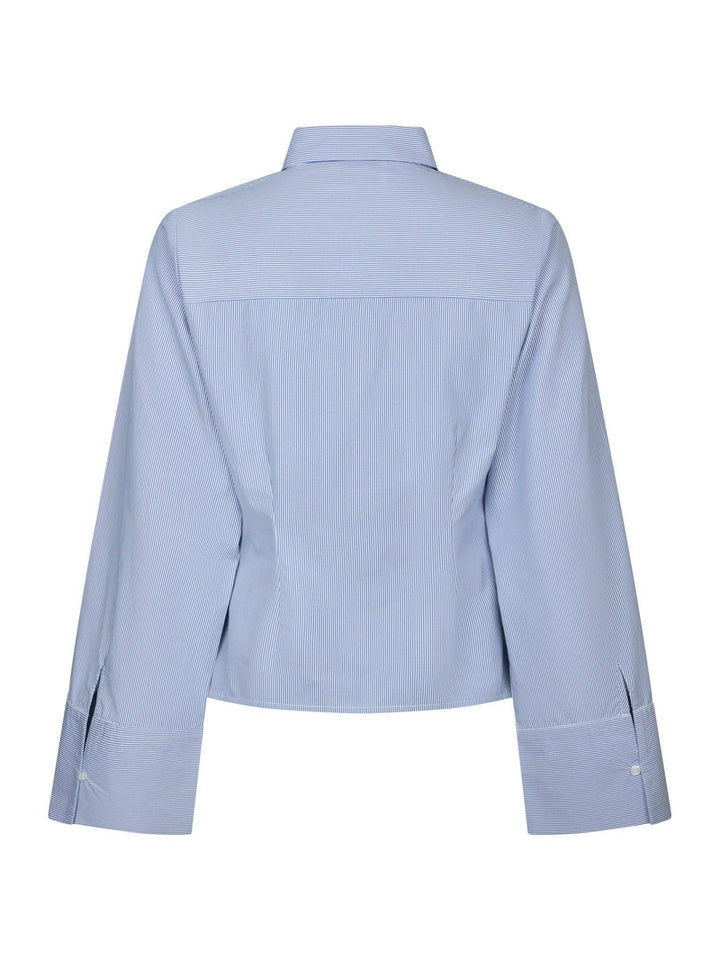 Rosa Mini Stripe Shirt Blue | Skjorter og bluser | Smuk - Dameklær på nett