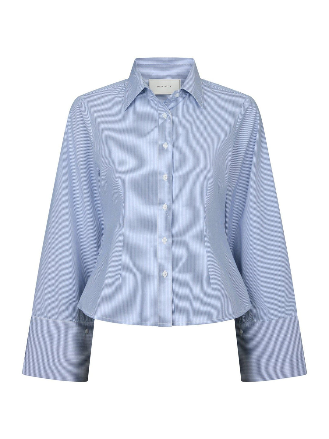 Rosa Mini Stripe Shirt Blue | Skjorter og bluser | Smuk - Dameklær på nett