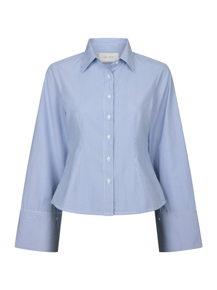 Rosa Mini Stripe Shirt Blue | Skjorter og bluser | Smuk - Dameklær på nett