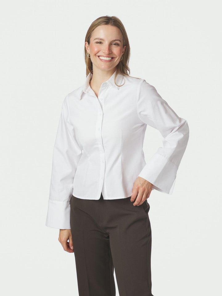Rosa Oxford Shirt White | Skjorter og bluser | Smuk