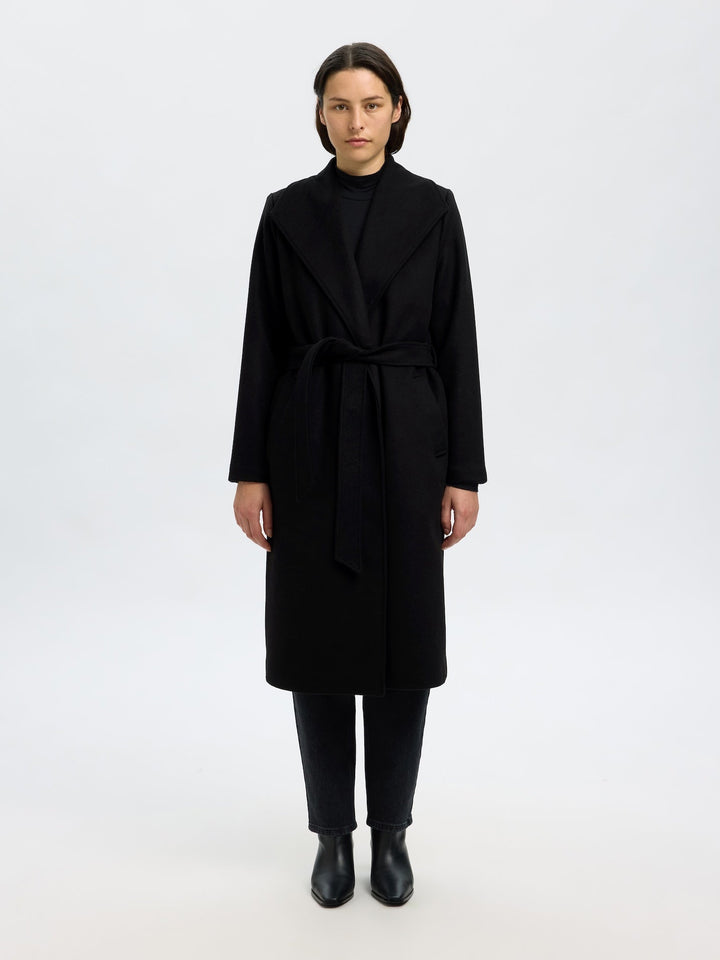Rosa Wool Blend Coat Black | Yttertøy | Smuk - Dameklær på nett