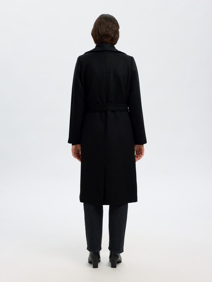 Rosa Wool Blend Coat Black | Yttertøy | Smuk - Dameklær på nett