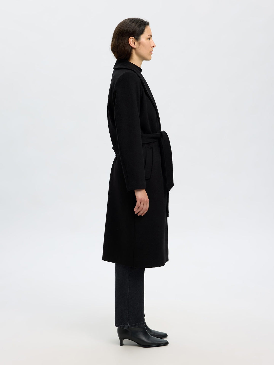 Rosa Wool Blend Coat Black | Yttertøy | Smuk - Dameklær på nett