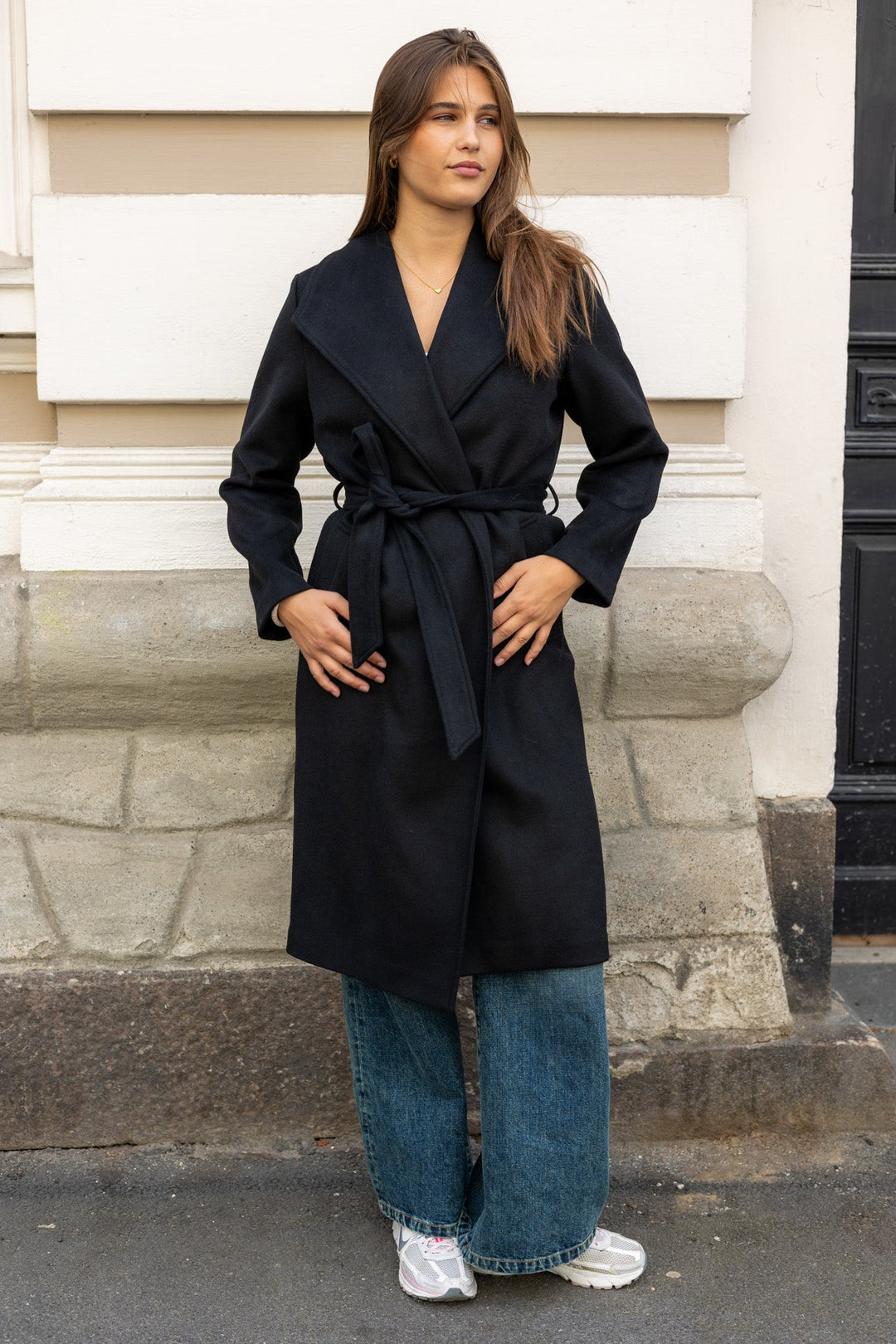 Rosa Wool Blend Coat Black | Yttertøy | Smuk - Dameklær på nett
