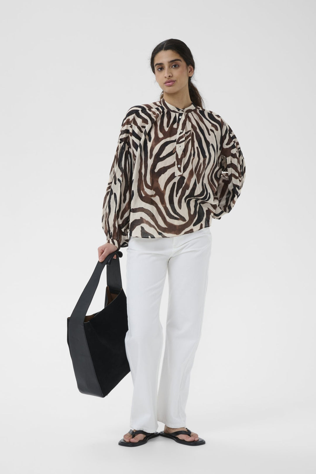 Rosalieiw Blouse Haze Zebrah | Skjorter og bluser | Smuk