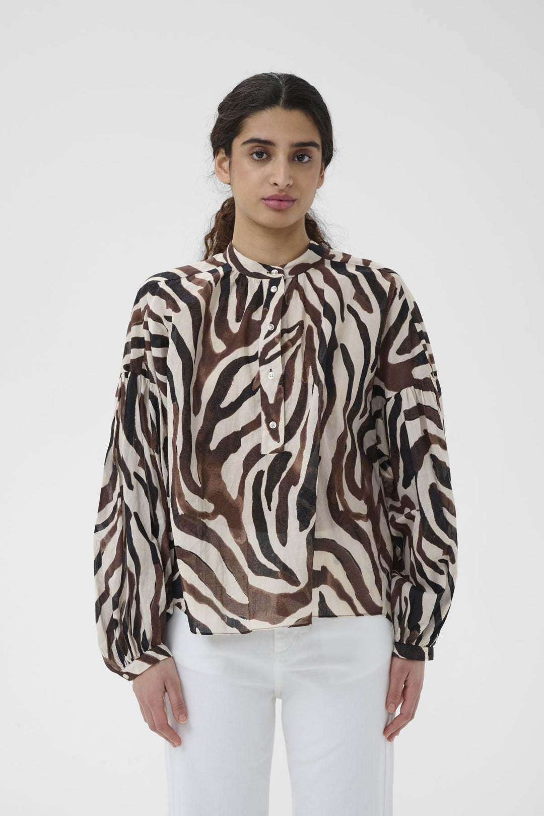 Rosalieiw Blouse Haze Zebrah | Skjorter og bluser | Smuk