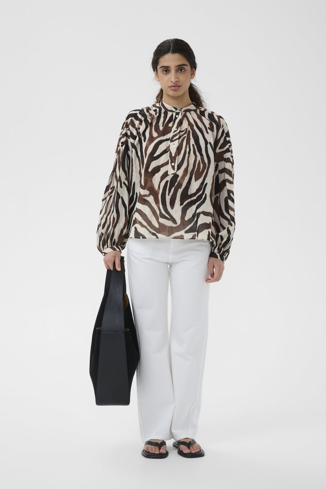 Rosalieiw Blouse Haze Zebrah | Skjorter og bluser | Smuk