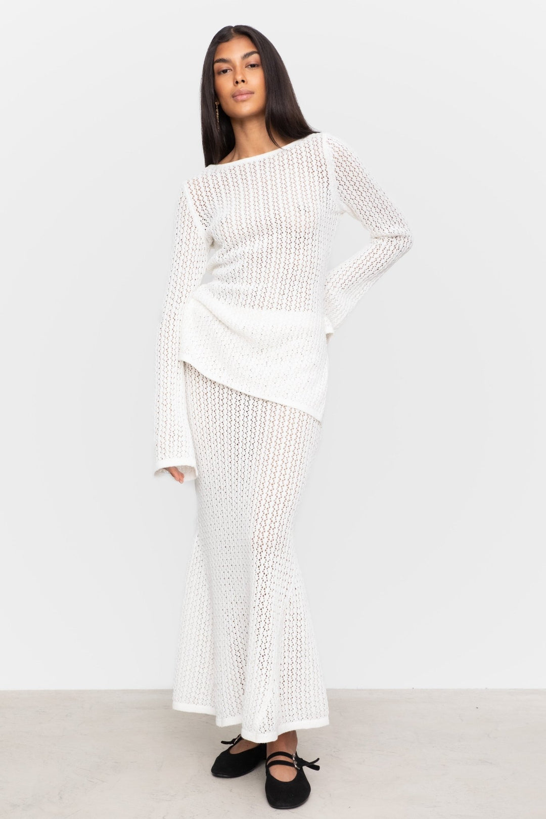 Rosana Knit White | Genser | Smuk - Dameklær på nett