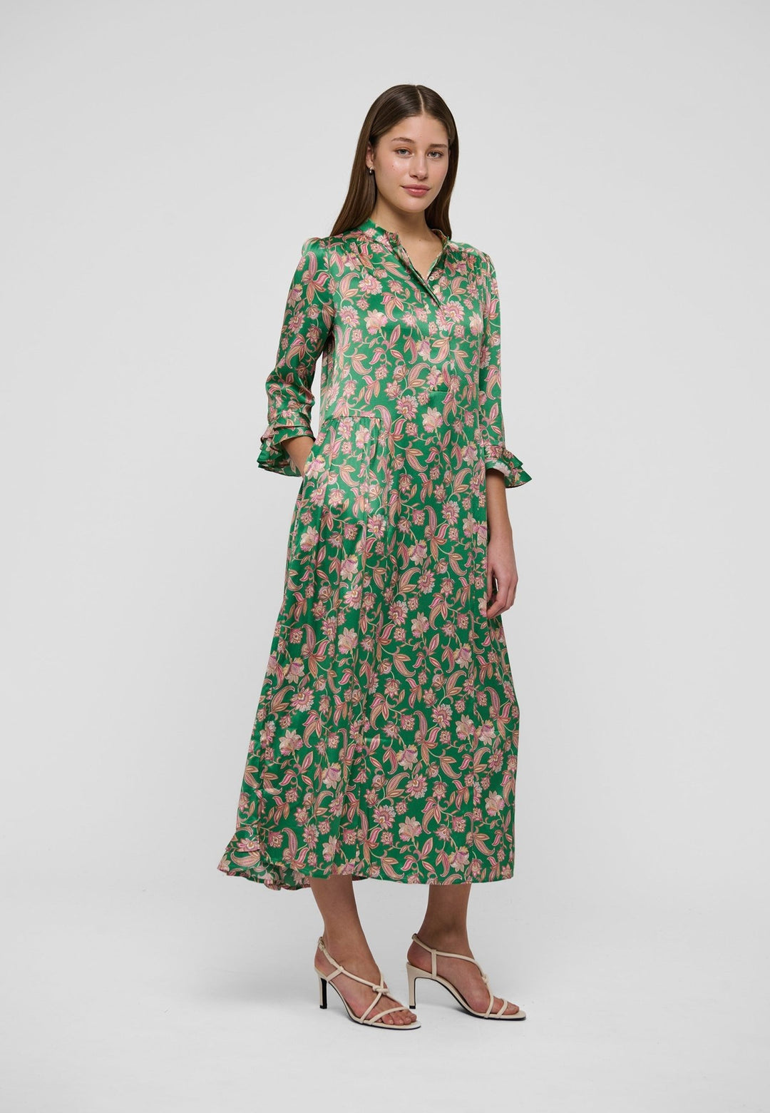 Rosannadea Dress Paisley Green | Kjoler | Smuk