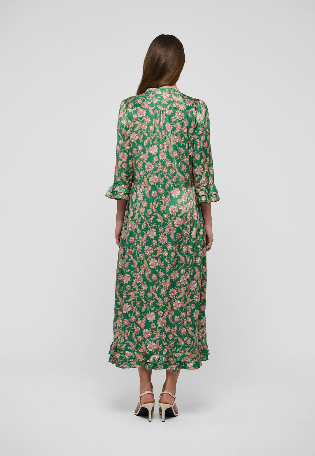 Rosannadea Dress Paisley Green | Kjoler | Smuk