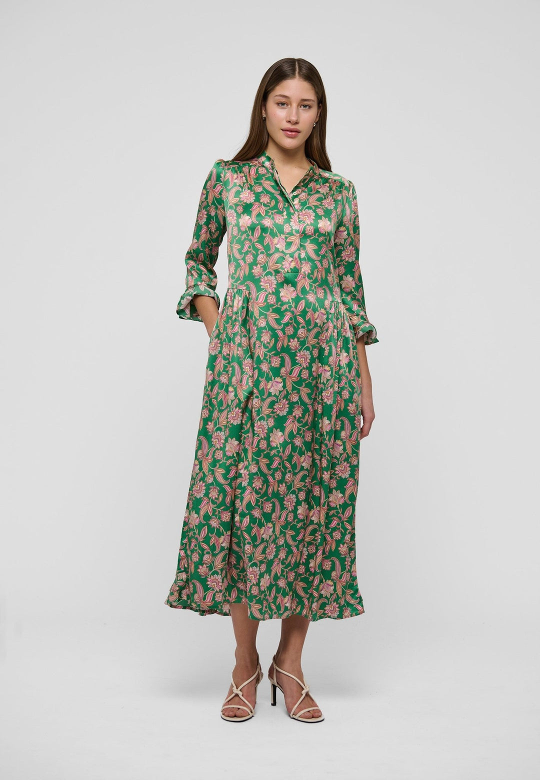 Rosannadea Dress Paisley Green | Kjoler | Smuk