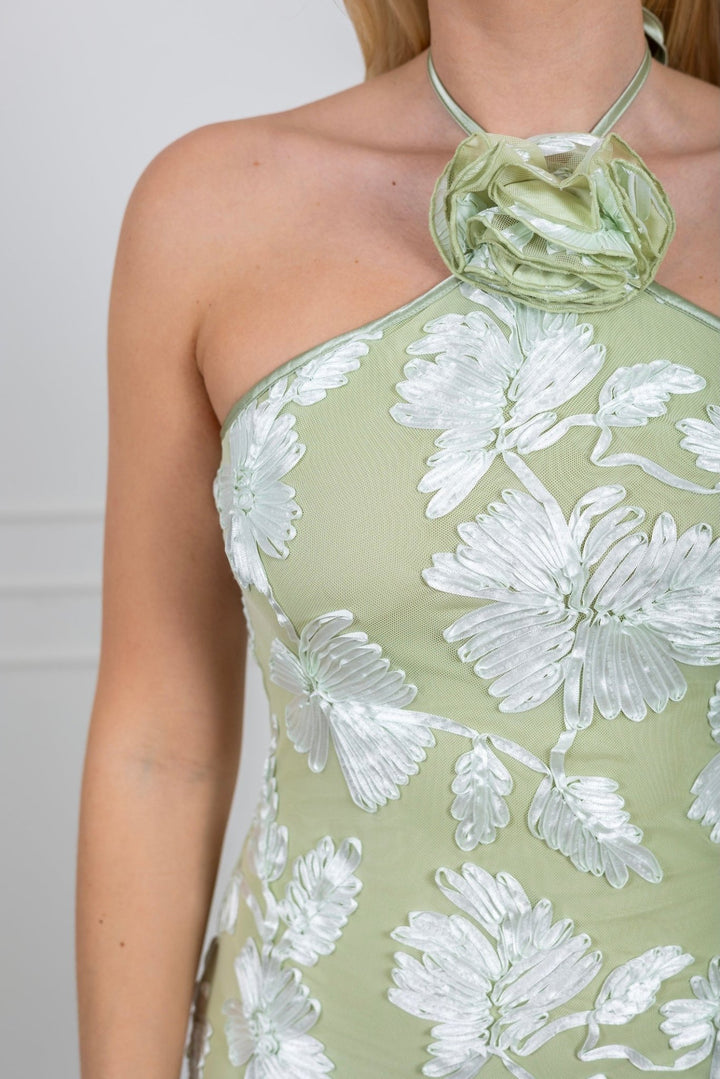 Rose Dress Pale Green | Kjoler | Smuk - Dameklær på nett