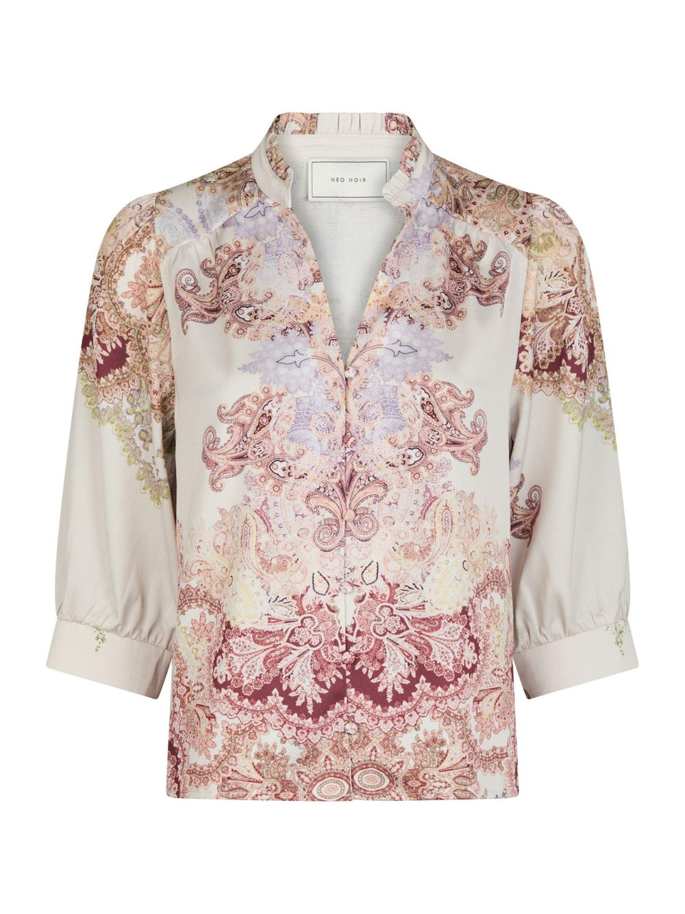 Roselle Artist Paisley Blouse Ivory | Skjorter og bluser | Smuk - Dameklær på nett