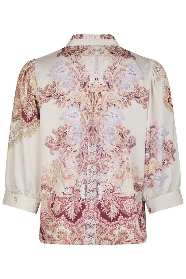 Roselle Artist Paisley Blouse Ivory | Skjorter og bluser | Smuk - Dameklær på nett