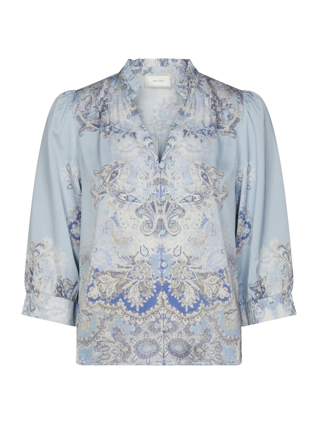 Roselle Artist Paisley Blouse Light Blue | Skjorter og bluser | Smuk