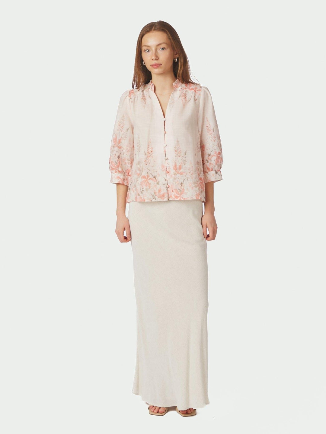 Roselle Blooming Blouse Misty Rose | Skjorter og bluser | Smuk