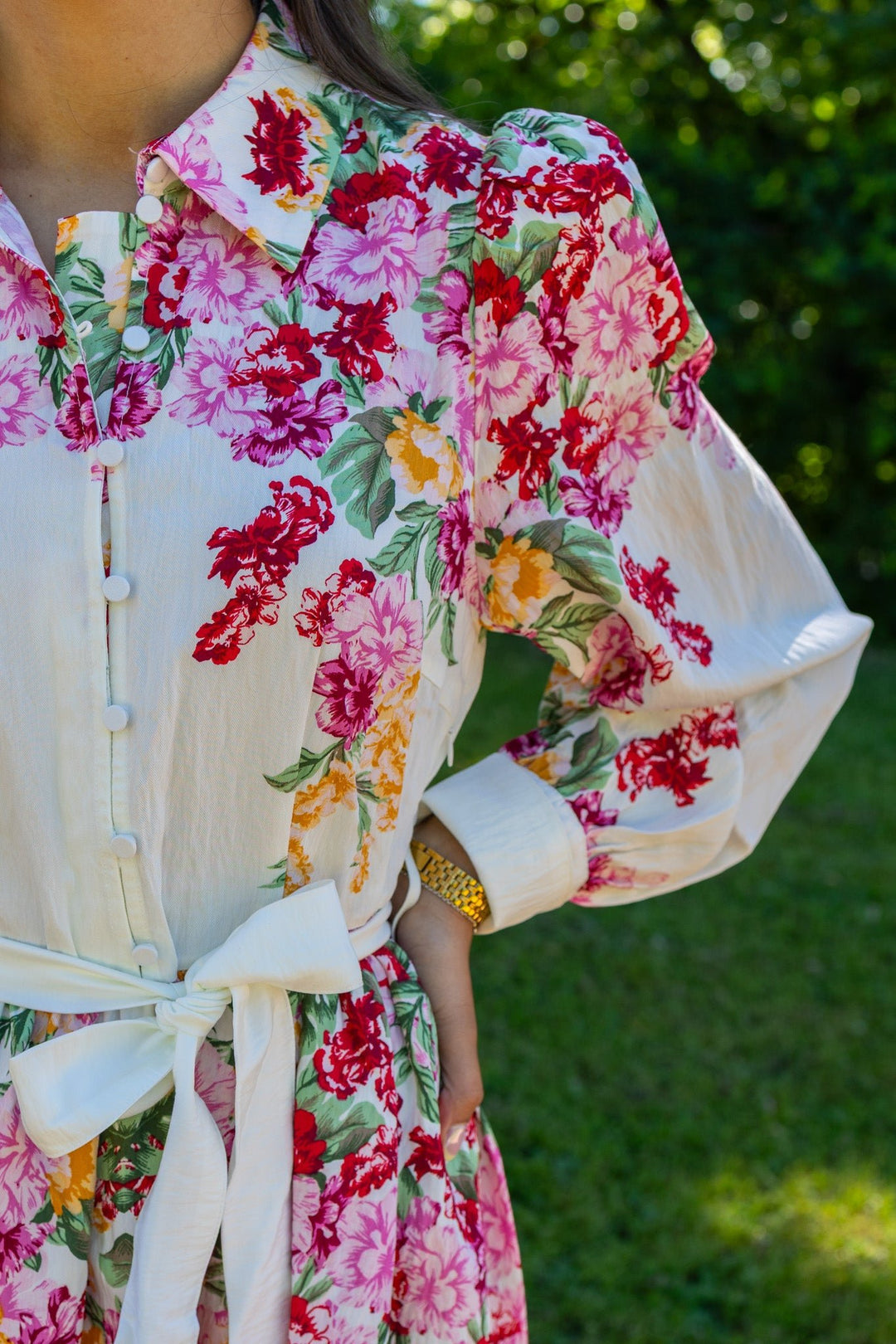 Rosie Ls Dress Birch New Rosie Print | Kjoler | Smuk
