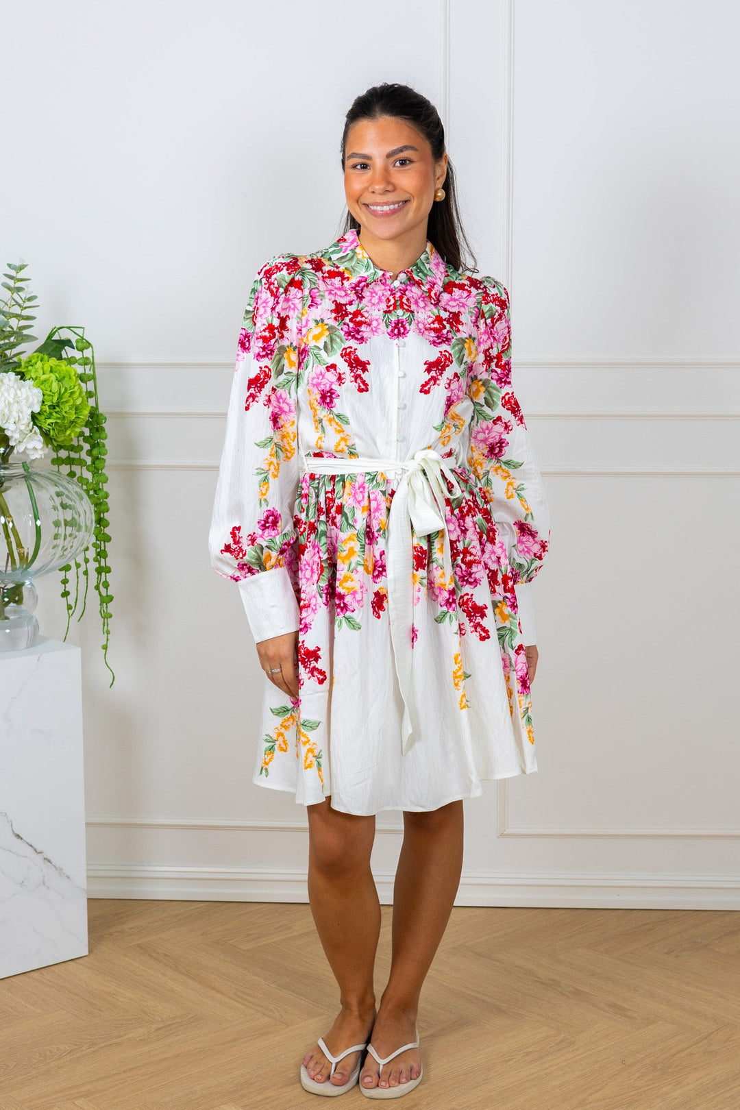 Rosie Ls Dress Birch New Rosie Print | Kjoler | Smuk