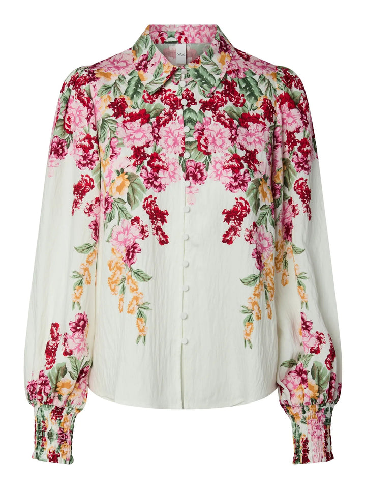 Rosie Ls Shirt Birch New Rosie Print | Skjorter og bluser | Smuk