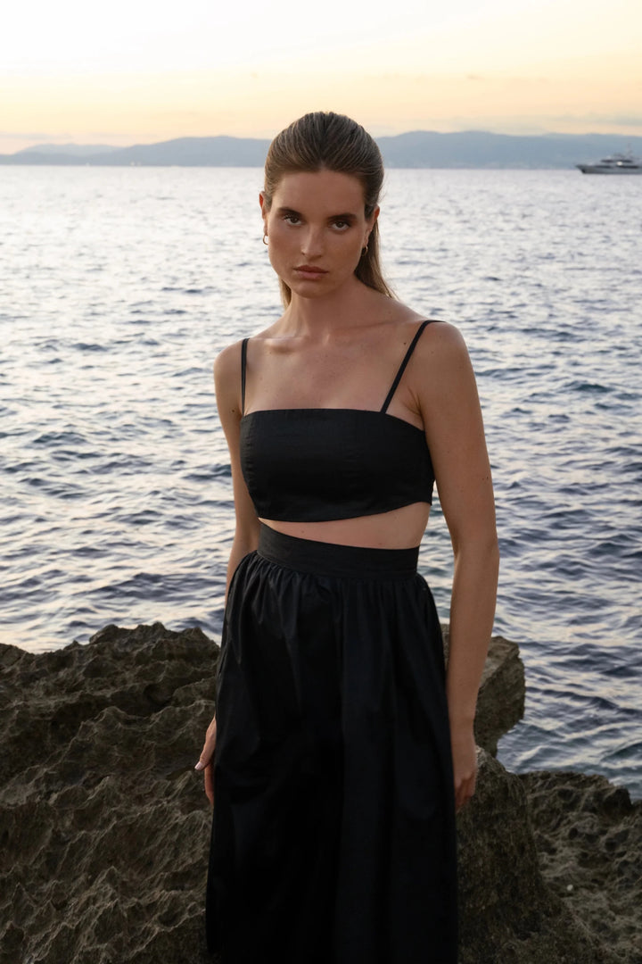 Rosina Maxi Skirt black | Skjørt | Smuk