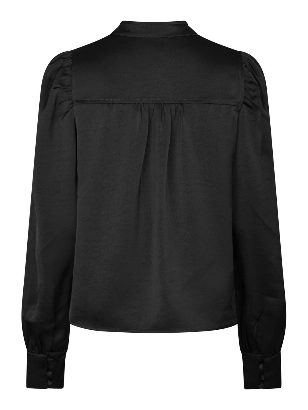 Rosslyn Heavy Sateen Blouse Black | Skjorter og bluser | Smuk