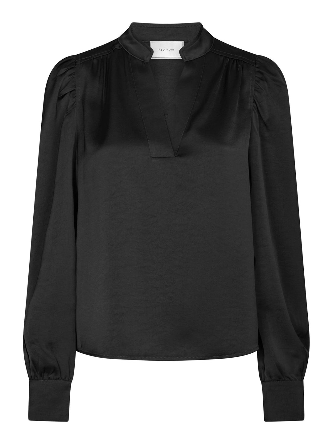 Rosslyn Heavy Sateen Blouse Black | Skjorter og bluser | Smuk