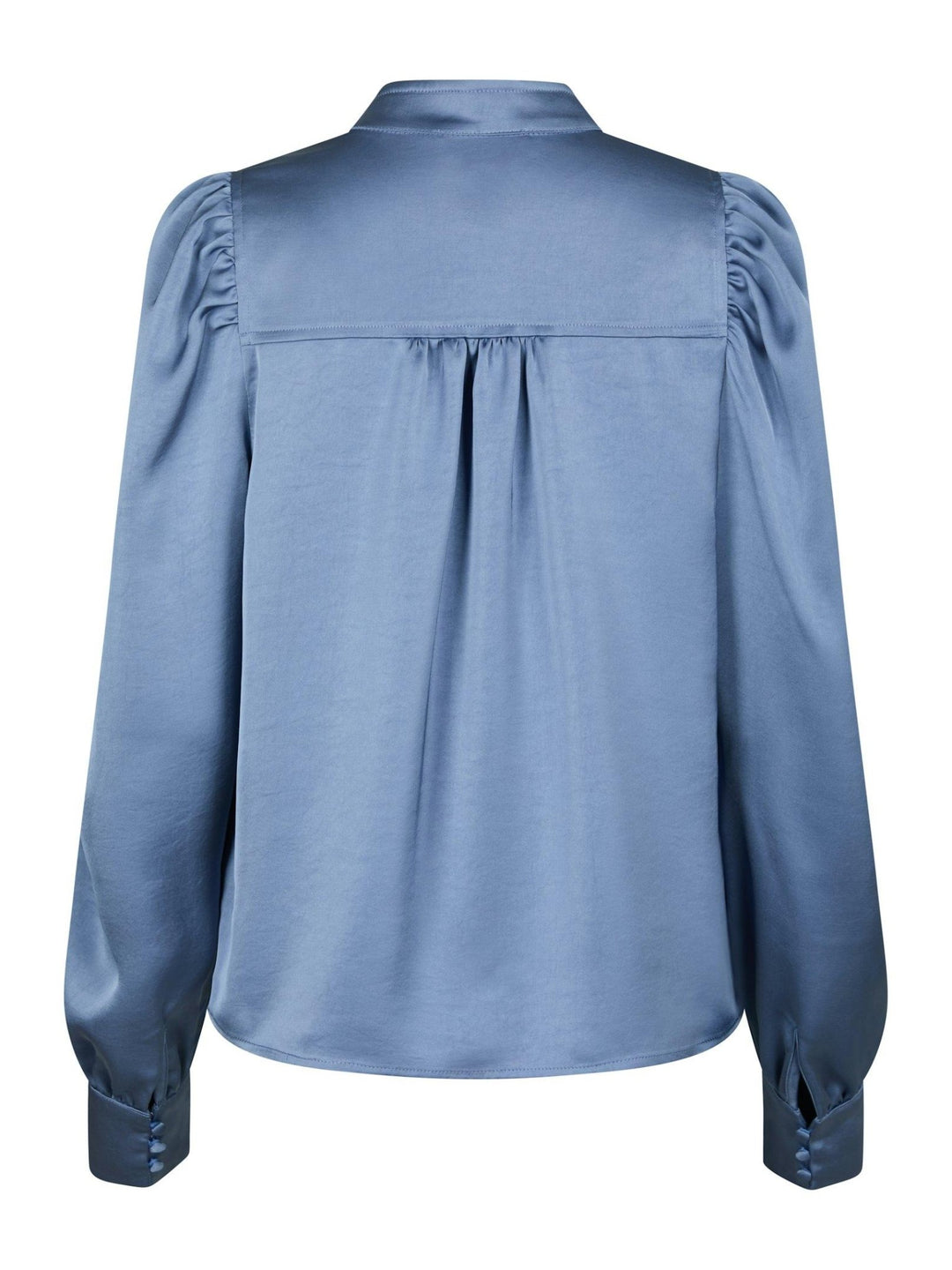 Rosslyn Heavy Sateen Blouse Smoke Blue | Skjorter og bluser | Smuk