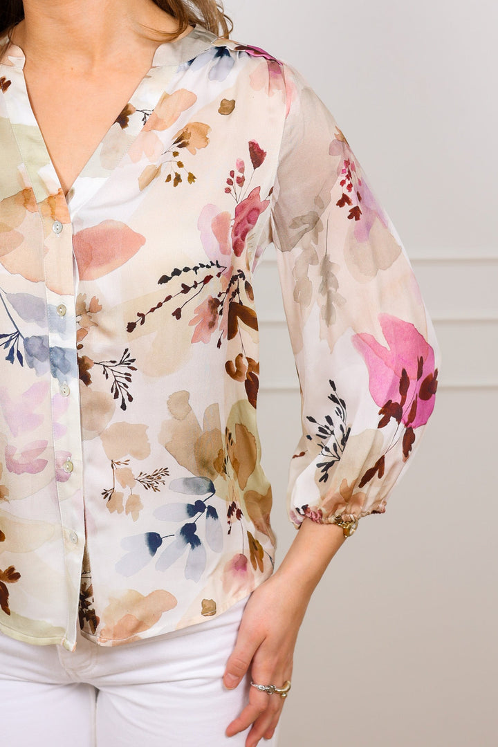 Rouge Femina Blouse Multi Blush | Skjorter og bluser | Smuk