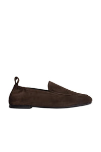Royale Suede Flats Coffee