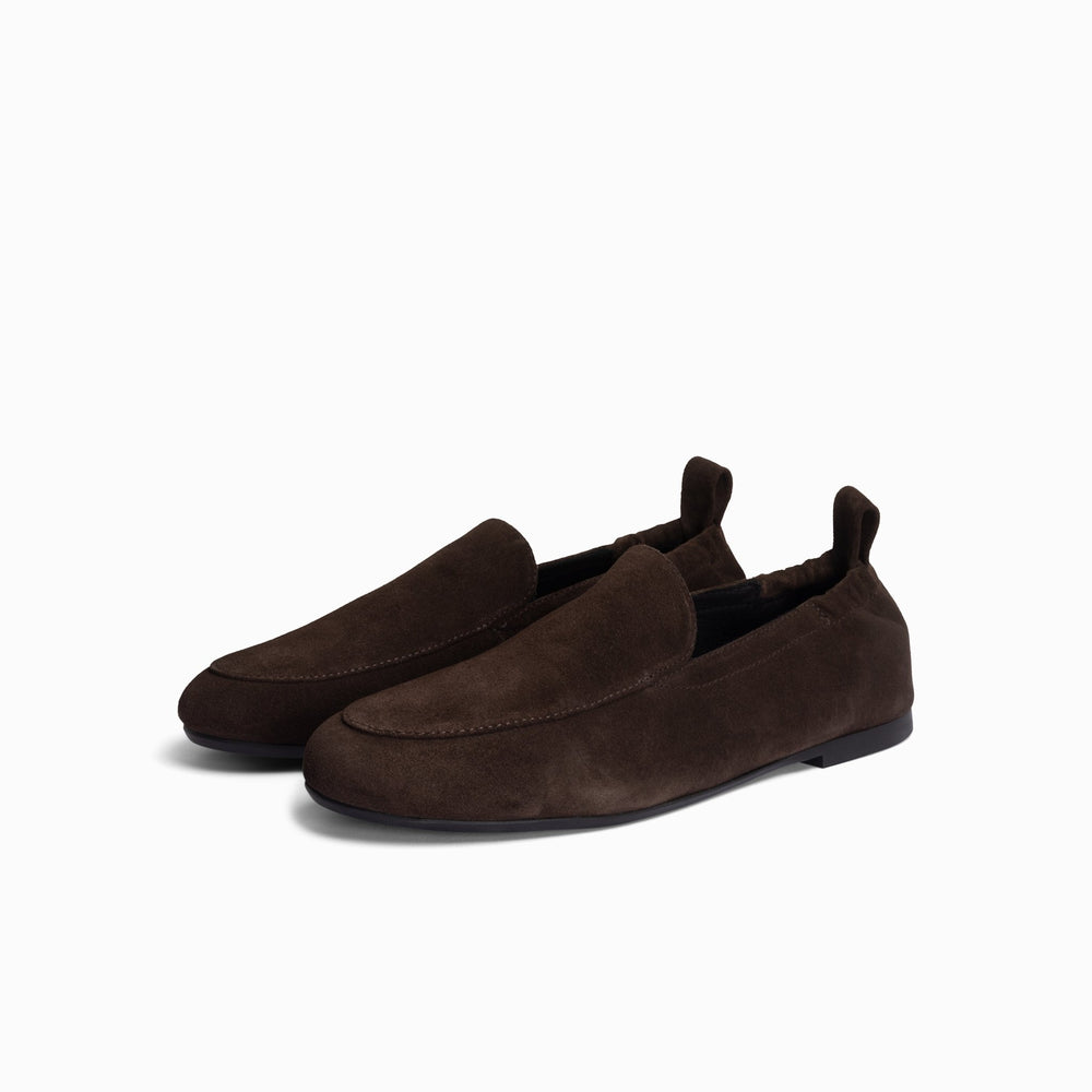 Royale Suede Flats Coffee | Sko | Smuk