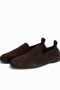 Royale Suede Flats Coffee
