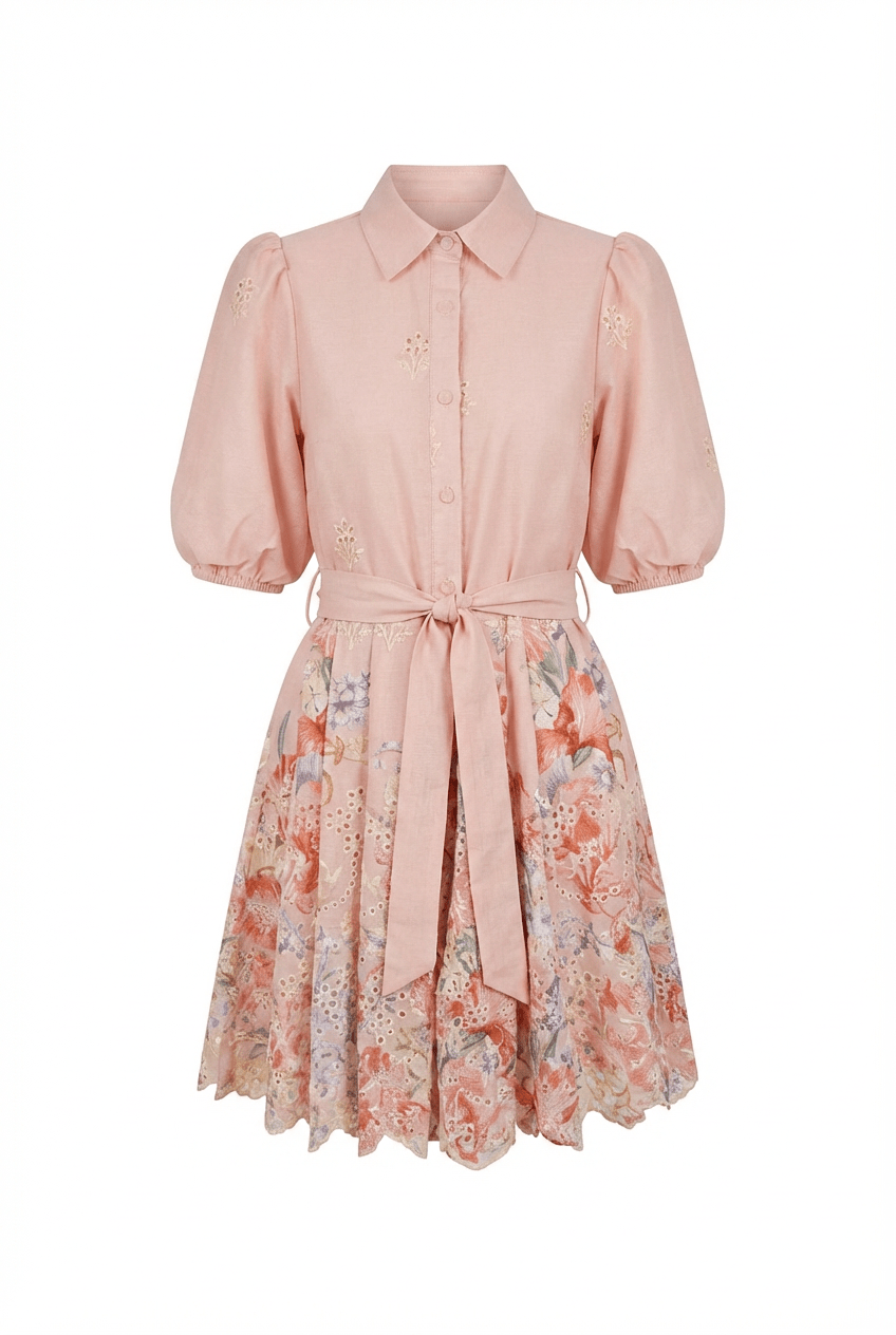 Rue Mini Dress Rose | Kjoler | Smuk