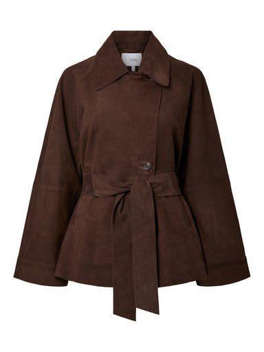 Runa Ls Suede Kimono Jacket Coffee Bean | Yttertøy | Smuk