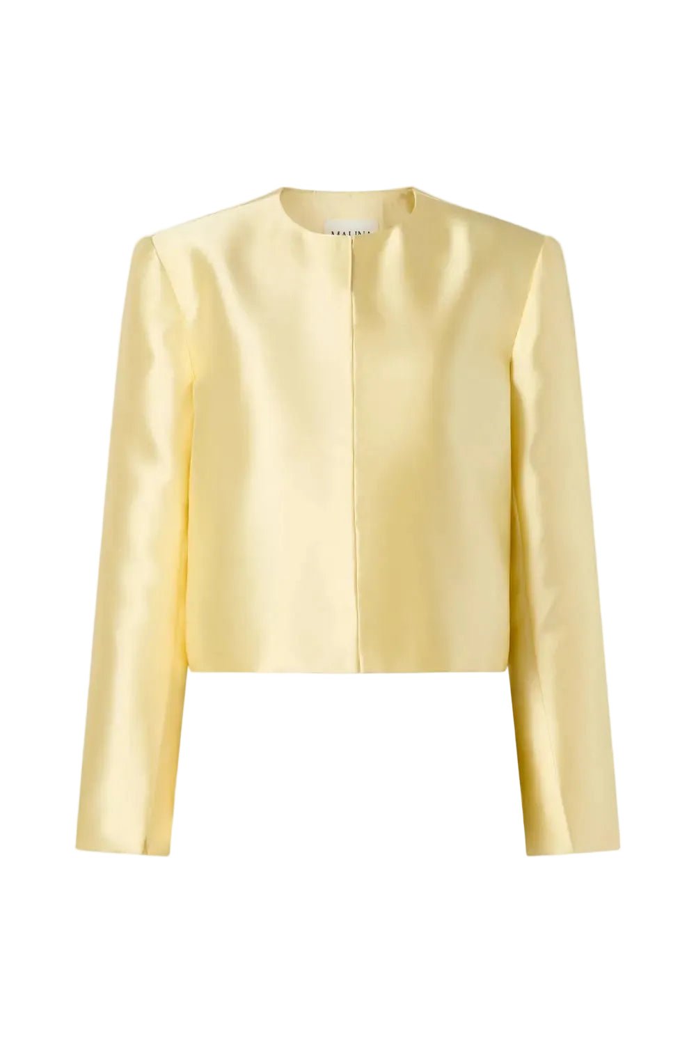 Ruthie Cropped Long Sleeve Blouse Light Lemon | Skjorter og bluser | Smuk