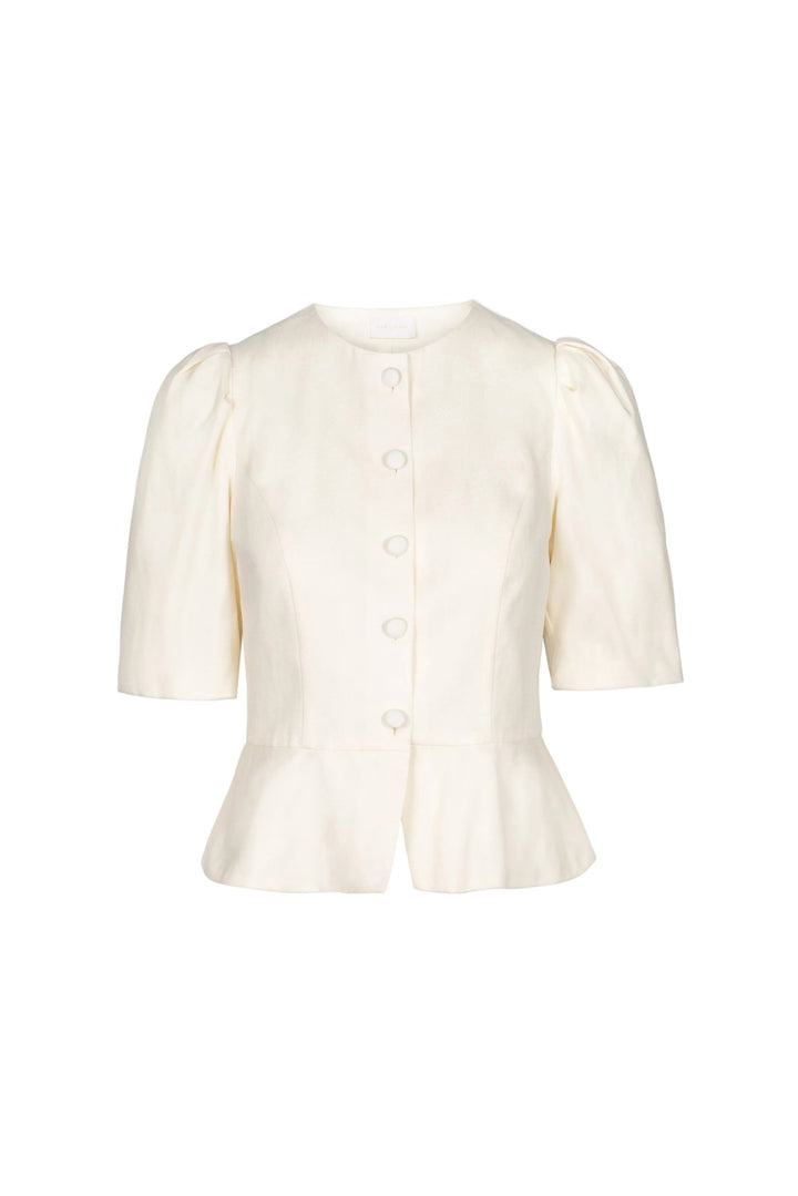 Sabina Blouse Cream | Skjorter og bluser | Smuk