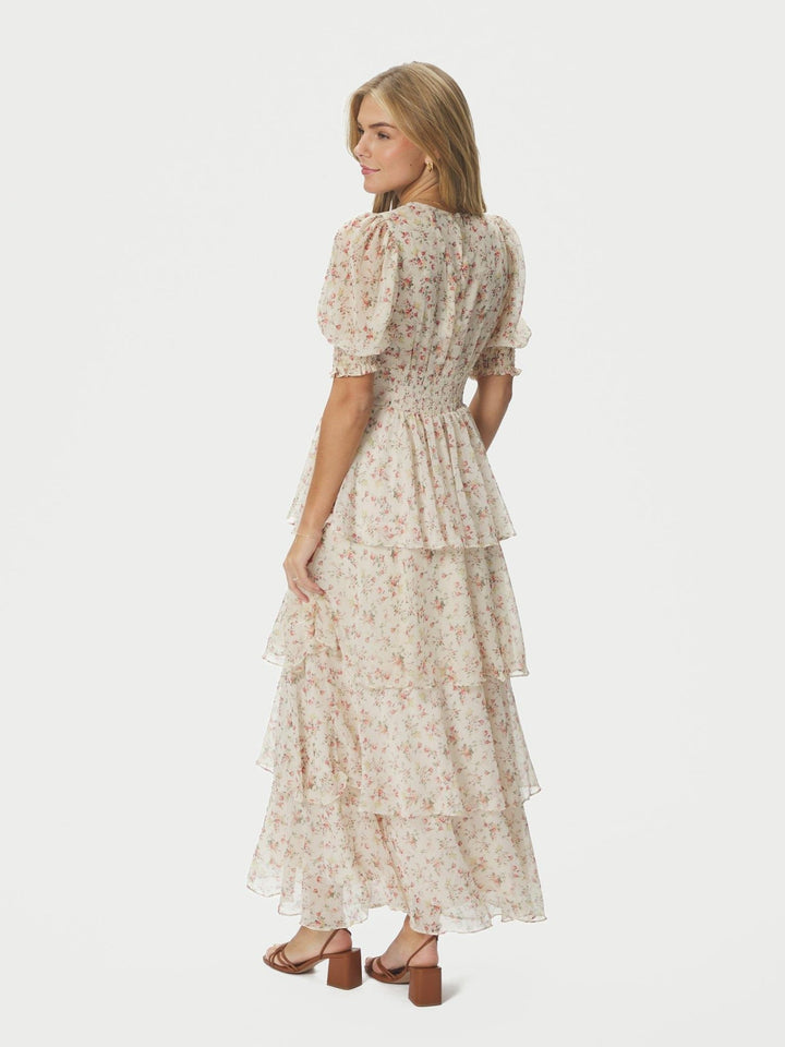 Sable Meadow Printed Dress Creme | Kjoler | Smuk